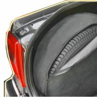3000048704 Калъф за съхранение на резервна гума AMIO,В багажника на автомобила,Размер D 65/20, снимка 1 - Аксесоари и консумативи - 29275436