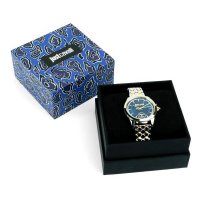 JUST CAVALLI 🍊 Дамски часовник "GOLD & SILVER – BLUE & CRYSTALS" нов с кутия и 2г. гаранция, снимка 8 - Дамски - 40109955