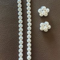 Нежен сет с перли, снимка 2 - Бижутерийни комплекти - 38063918