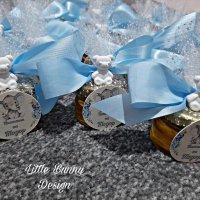 Декорирано бурканче с мед-подарък за погача,кръщене или сватба, снимка 10 - Подаръци за кръщене - 38856978