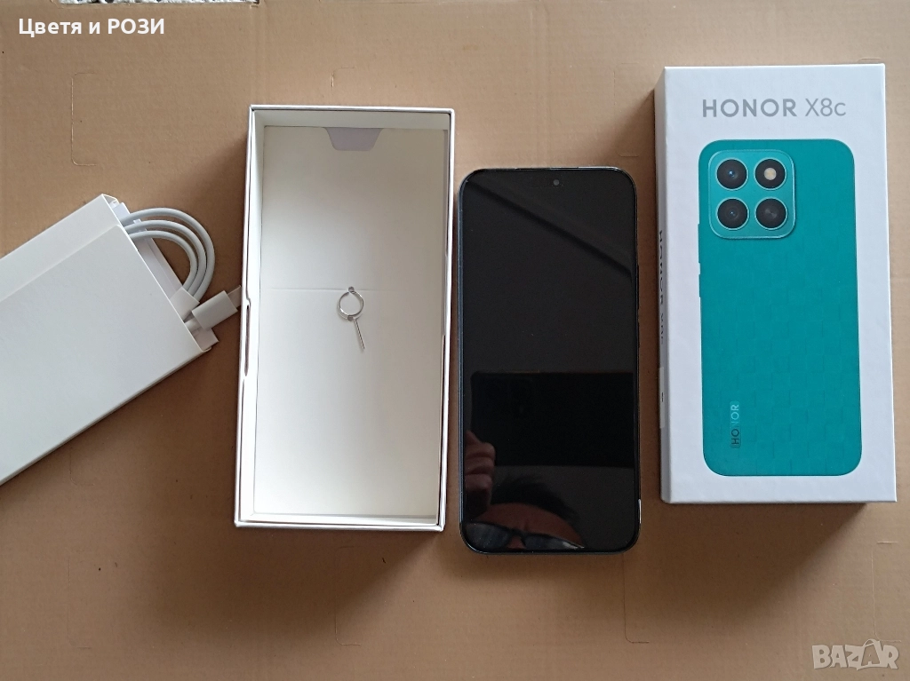 HONOR X8c 8/256 черен нов 3г гаранция , снимка 1