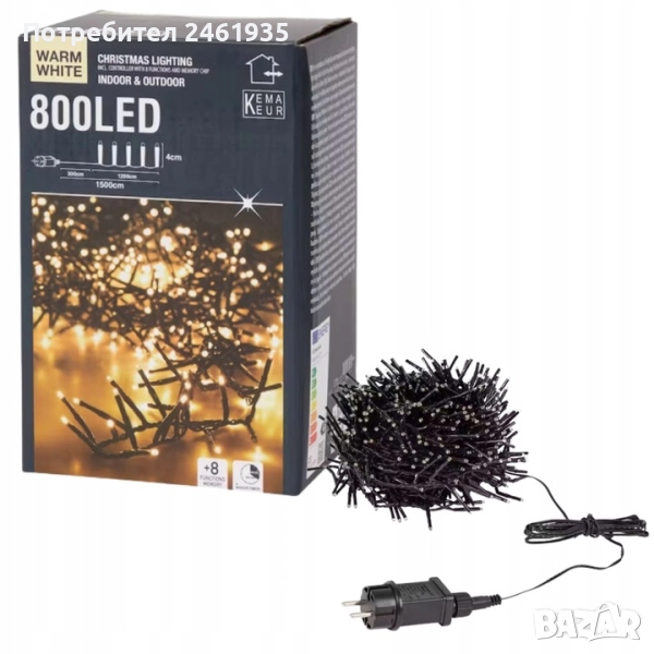 Декоративно LED осветление 800LED, снимка 1