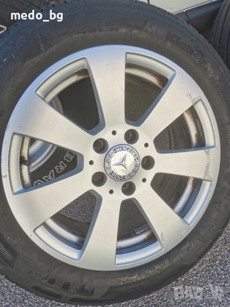 Джанти с гуми за МЕРЦЕДЕС 16 цола ПЕРФЕКТНИ, снимка 1