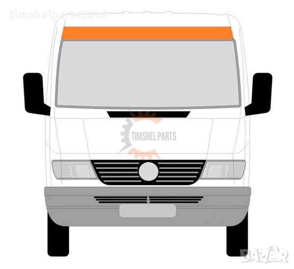 Панел над предно стъкло "Външна Част" за Mercedes Sprinter , VW LT 1995 - 2006, снимка 1