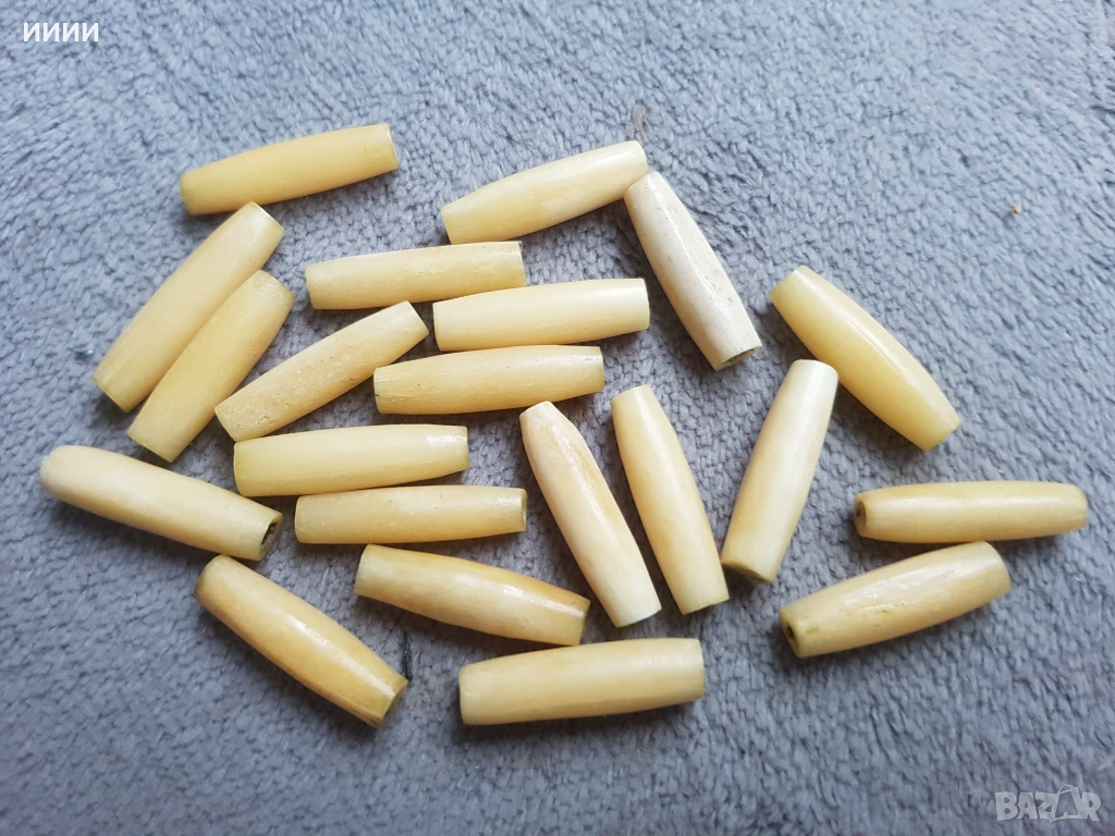 Кокалени зърна от броеница 21 бр, снимка 1