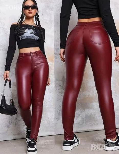 Тъмно червен панталон, снимка 1