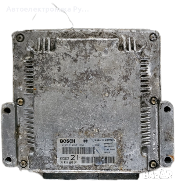 компютър PEUGEOT 406 2.0 HDI BOSCH, 0 281 010 363, 0281010363, 96 416 080 80, 9641608080, EDC15C2, снимка 1