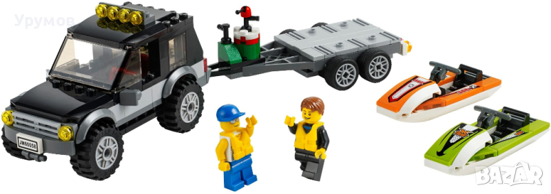 Сет LEGO SUV with Watercraft /60058/, снимка 1