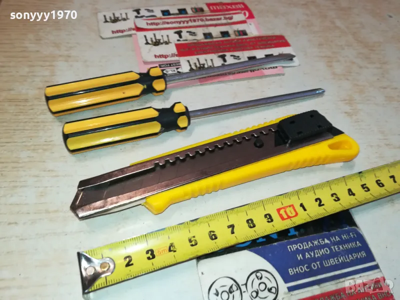 МАКЕТЕН НОЖ+ОТВЕРТКИ 2БР 1212241146, снимка 1