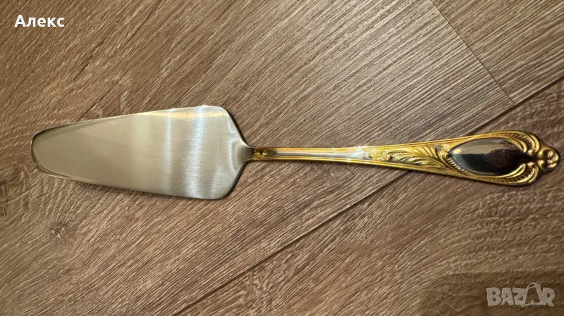 Solingen Vintage 23-24к позлата. Лопатка за торта., снимка 1