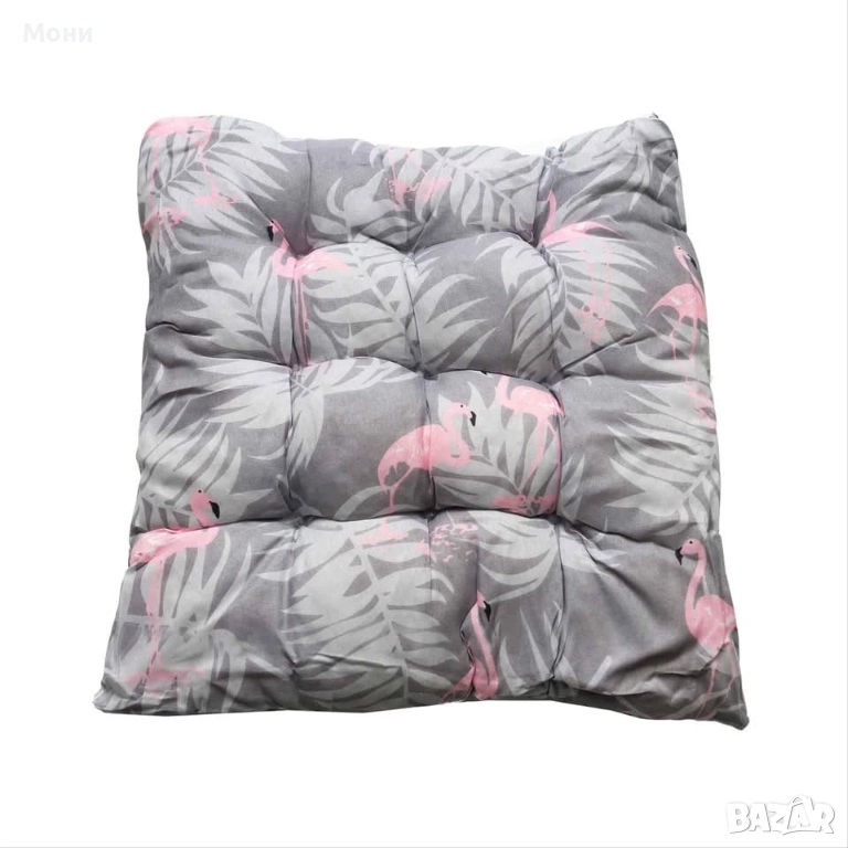 Възглавница за стол Фламинго  Възглавница за стол Фламинго  Практична и мека, тя ще придаде завършен, снимка 1