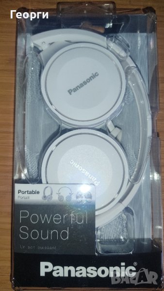Нови оригинални слушалки Panasonic RF-HF100E-W, снимка 1