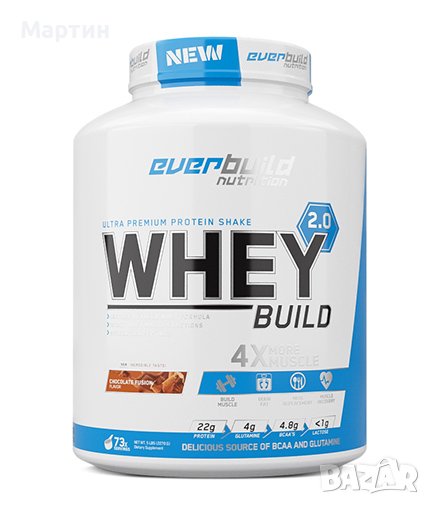 EVERBUILD Whey Build 2.0 NEW -2,270кг. , снимка 1