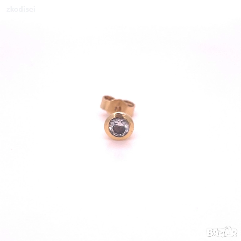 Златни обеци 0,78гр. 14кр. проба:585 модел:34556-5, снимка 1