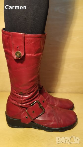 Mod Dep италиански ботуши от естествена кожа, снимка 1