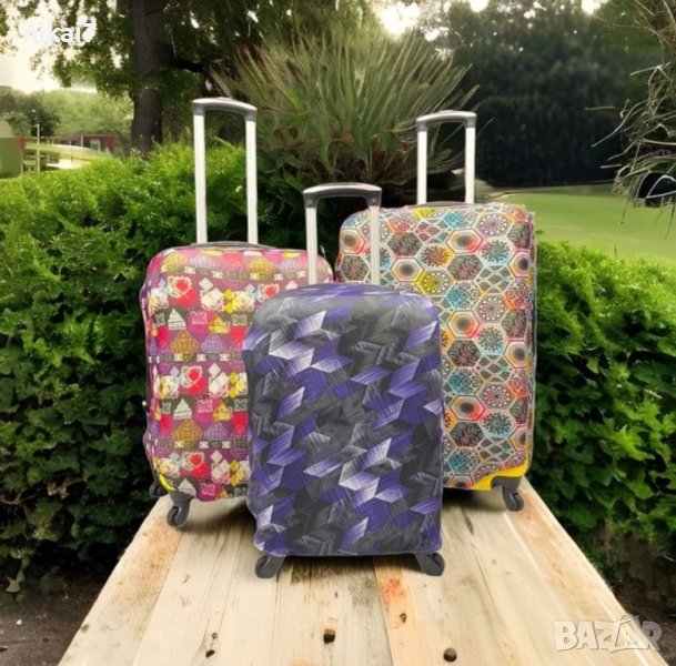 кальф за куфар предпазен протектор от еластично трико M/L/XL, снимка 1