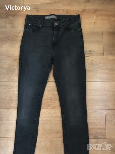 Черни дамски дънки Slim fit, снимка 1