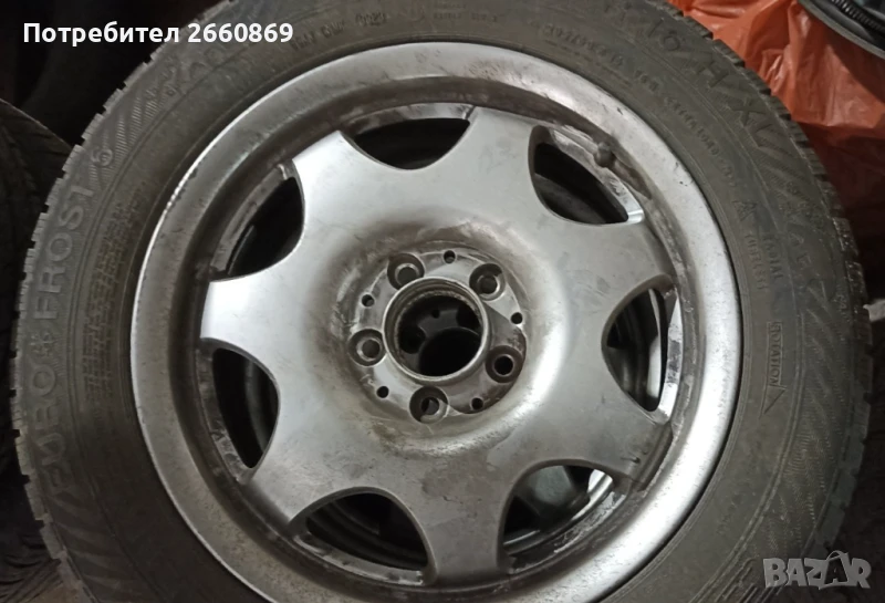 Зимни гуми с джанти 16 цола , снимка 1
