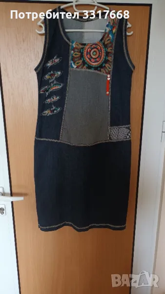 Красива дънкова рокля, снимка 1