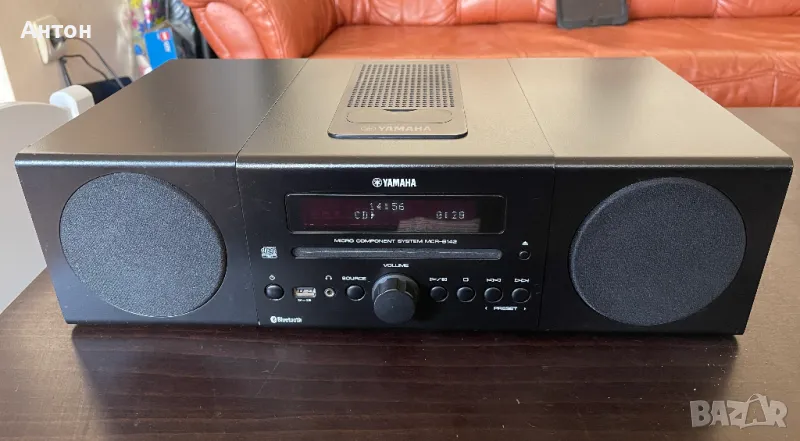 YAMAHA MCR-B142 micro система CD колони  дистанционно MP3 USB Bluetooth, снимка 1