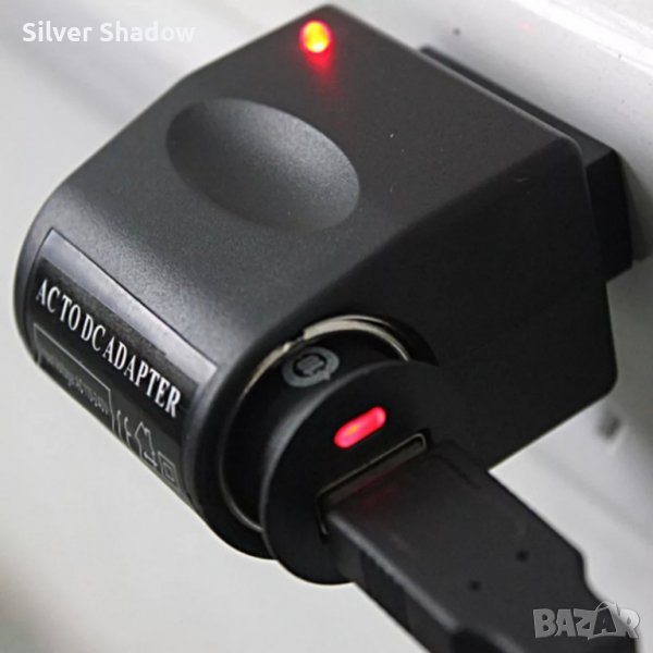 Нов адаптер от 220 на 12 волта - тип запалка за кола, снимка 1