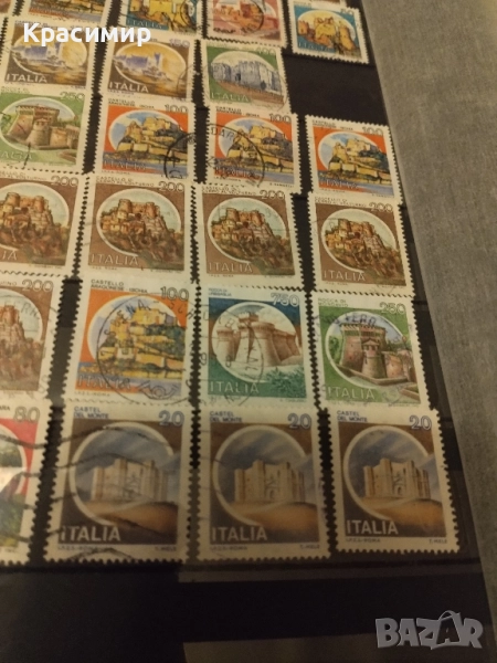 Пощенски марки Италия.Замъци ., снимка 1