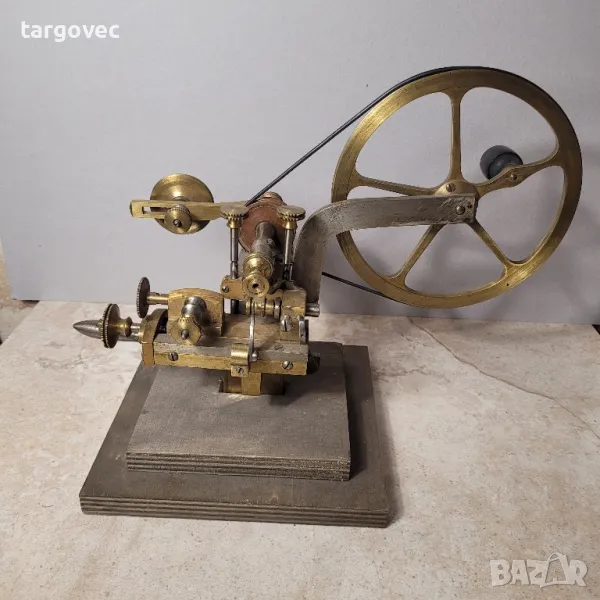 уникален старинен часовникарски струг, снимка 1