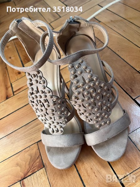 Сандали с висок ток , снимка 1