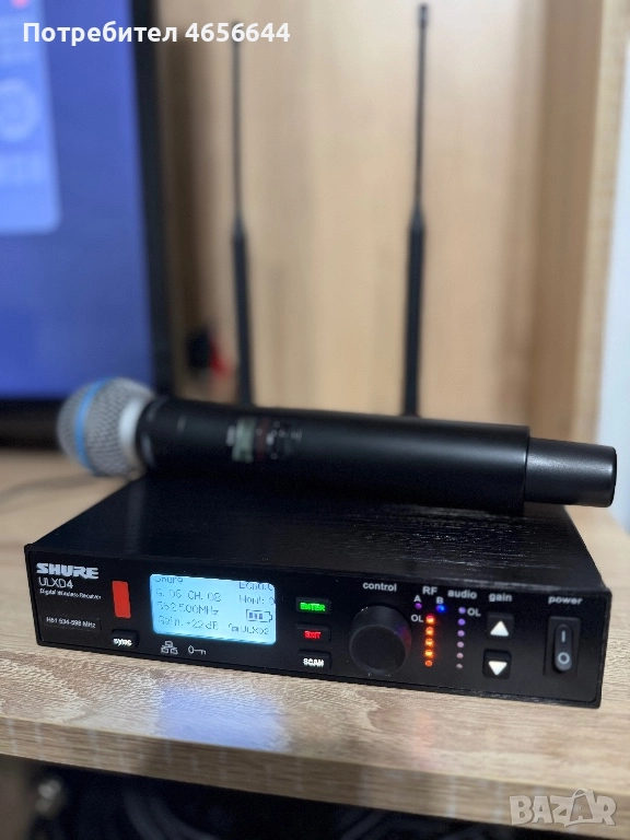 Продавам Shure ULXD4 Beta58a H51, снимка 1