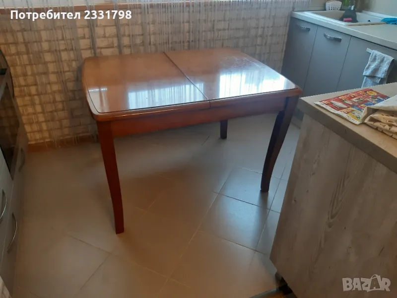 кухненска маса от масив ., снимка 1