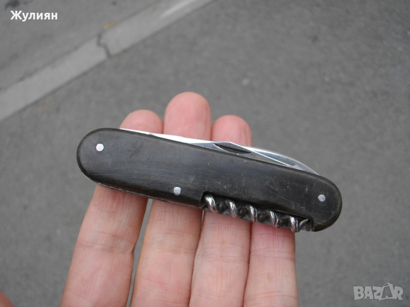  КОЛЕКЦИОНЕРСКО ДЖОБНО НОЖЧЕ ЧИРЕНИ БИВОЛСКИ РОГ CORICAMA ITALY, снимка 1