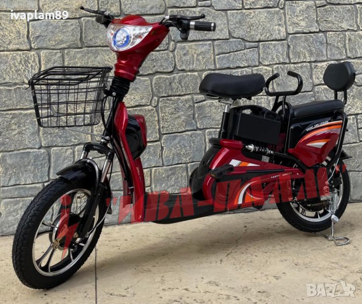 ЕЛЕКТРИЧЕСКИ Велосипед(скутер)+две седалки-550W-MPM5151-управлява се БЕЗ книжка и регистрация в КАТ, снимка 1