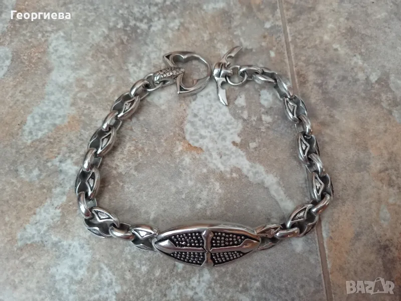 Стоманена гривна , снимка 1