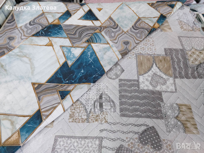 Двулицеви капитонирани шалтета , снимка 1