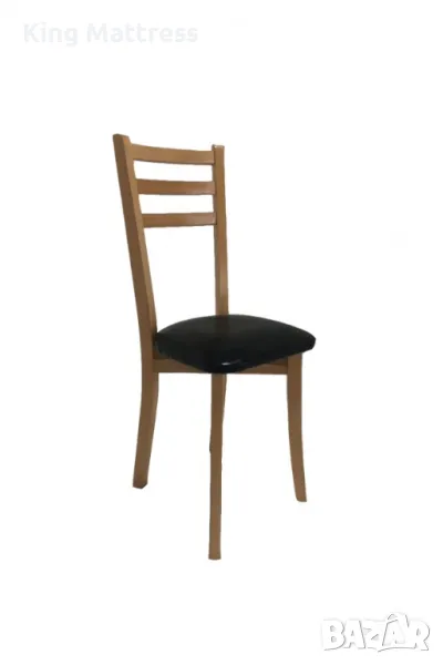 Трапезен стол Паралел от буково дърво, снимка 1