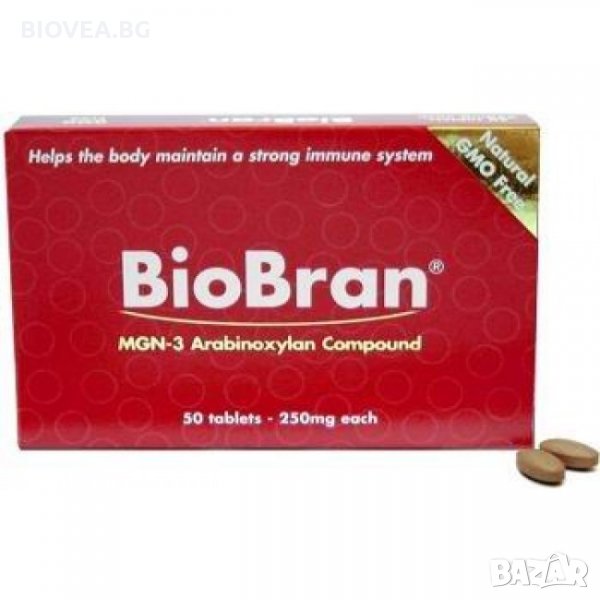 Хранителна добавка Имуномодулатор BioBran MGN-3 250mg 50 таблетки, снимка 1