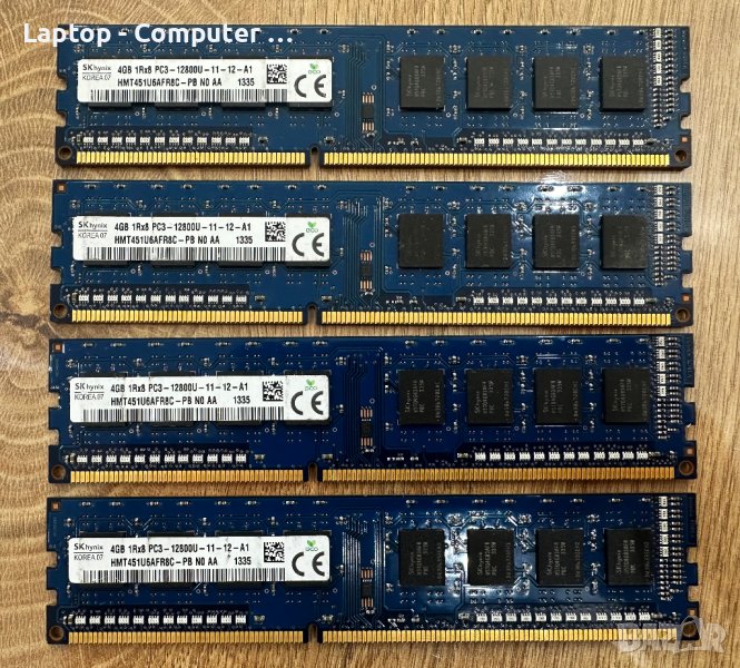 SK Hynix HMT451U6AFR8C-PB 16GB(4X4GB) DDR3 1600MHz, снимка 1
