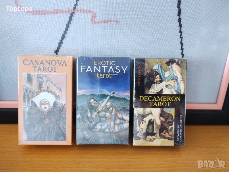 Таро за любовни гадания: Casanova Tarot & Decameron Tarot & Erotic FantasyTarot , снимка 1