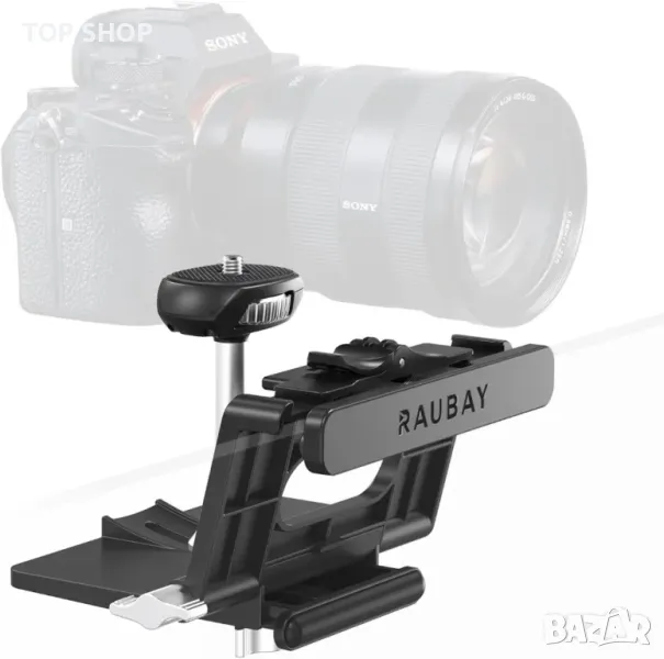 Стойка за монтиране на камера на монитор RAUBAY, с 1/4" винт, горна поддръжка на MILC, снимка 1