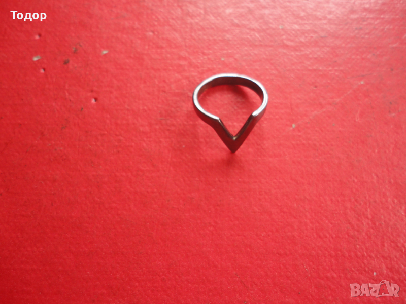 Сребърен пръстен 9, снимка 1