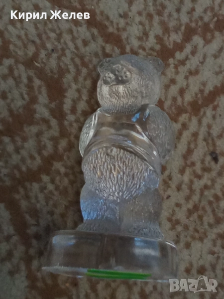 Статуетка кристална мече 51710, снимка 1