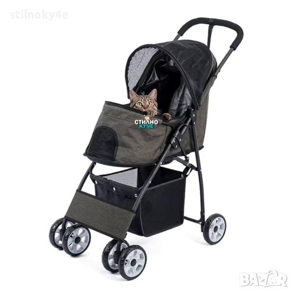 Количка за домашен любимец Транспортна количка за куче или коте Колички за кучета Колички за любимци, снимка 1