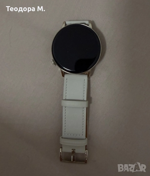 Смарт часовник Huawei Watch GT3, 42 mm, Leather strap, White, снимка 1