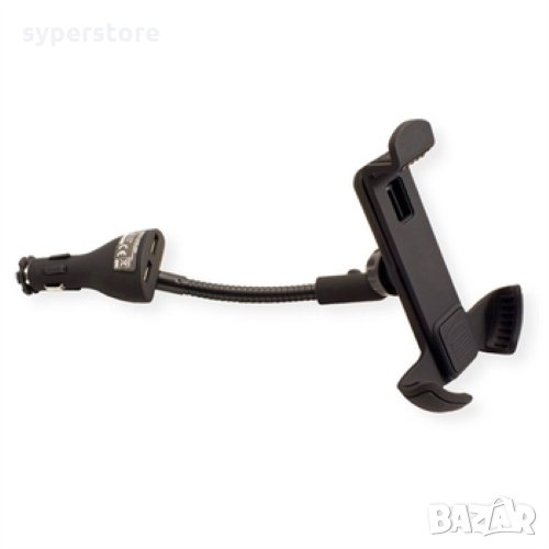 Стойка за Телефон за кола Digital One SP01409 Универсална с Функция Зарядно чрез 2 x USB 5V / 2.1A, снимка 1