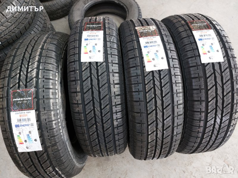 4 бр.нови летни гуми Prestivo 235 70 16 DOT1719 цената е за брой!, снимка 1