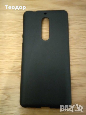 Nokia 5 силиконов черен кейс калъф гръб, снимка 1