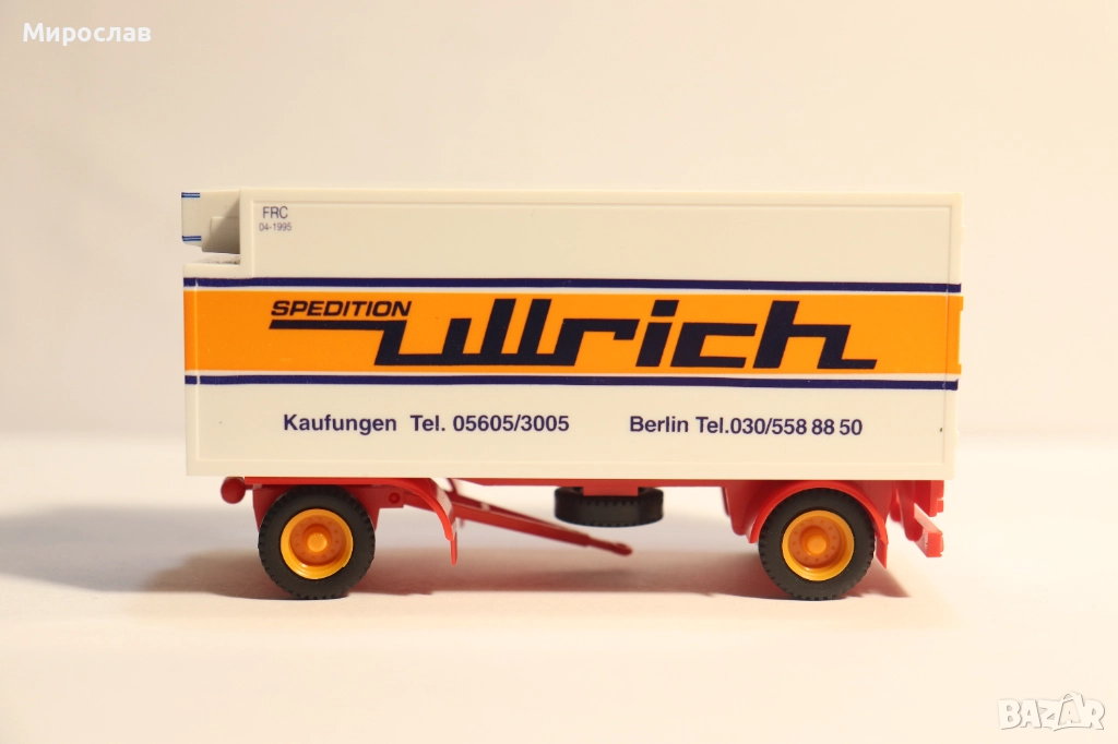 AWM H0 1/87 РЕМАРКЕ КАМИОН ИГРАЧКА МОДЕЛ TIR, снимка 1