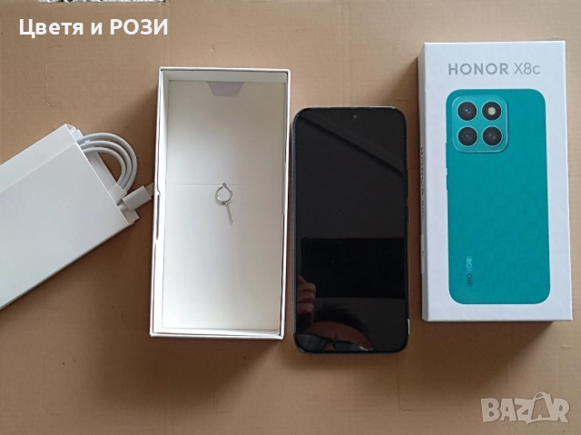 HONOR X8c 8/256 черен нов 3г гаранция 