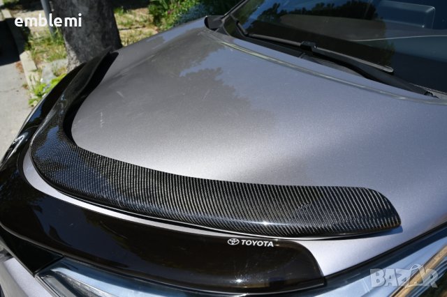 Карбонов протектор за капака TOYOTA CHR, снимка 4 - Аксесоари и консумативи - 36819572