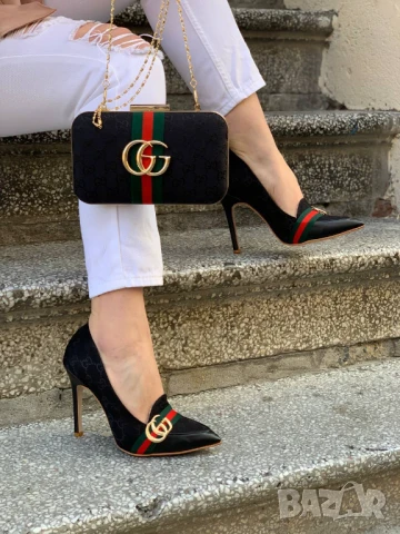 обувки на ток louis vuitton gucci